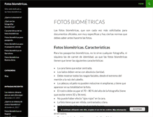 Tablet Screenshot of fotosbiometricas.com